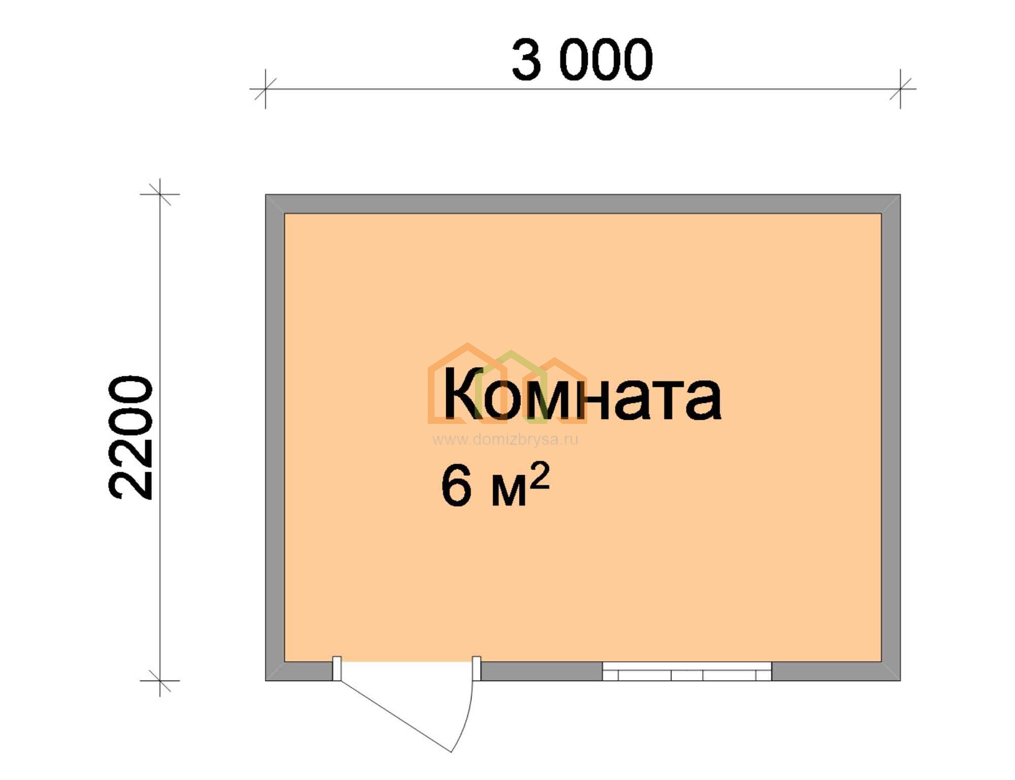 Металлическая бытовка для дачи эконом Мак 3x2.2 Площадь: 6.6 м² в готовом  виде под ключ в Трубчевске и области